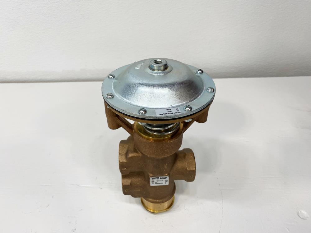 Parker Schrader Bellows 1" NPT Control Valve, Brass, M08781830